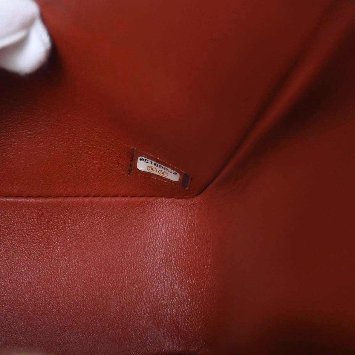 Chanel * Brown Python Medium Classic Double Flap Shoulder Bag