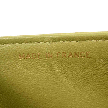 Chanel Light Green Lambskin Small Classic Double Flap Shoulder Bag