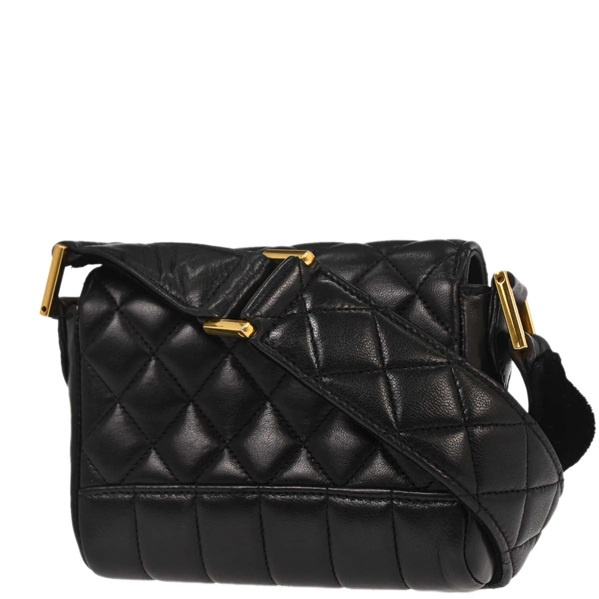 Chanel 1989-1991 Black Lambskin Handbag