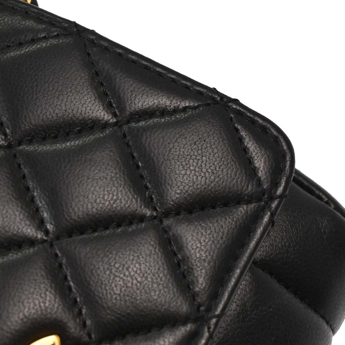 Chanel 1989-1991 Black Lambskin Handbag