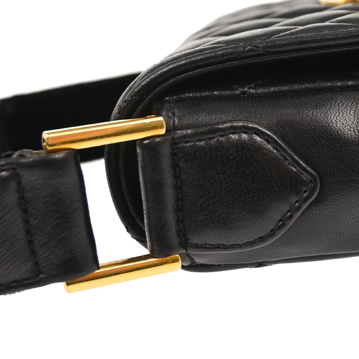 Chanel 1989-1991 Black Lambskin Handbag