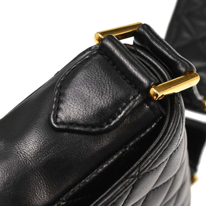 Chanel 1989-1991 Black Lambskin Handbag