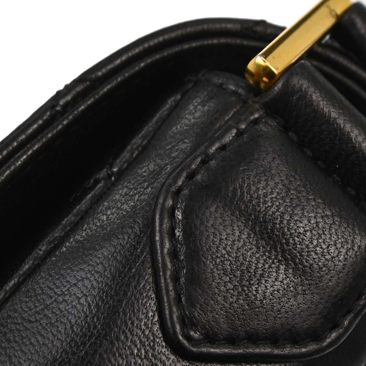 Chanel 1989-1991 Black Lambskin Handbag