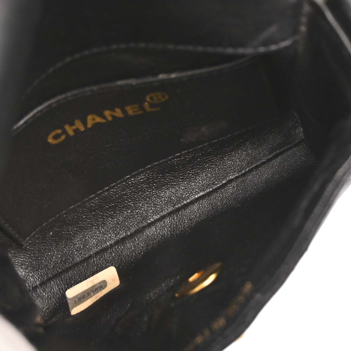 Chanel 1989-1991 Black Lambskin Handbag