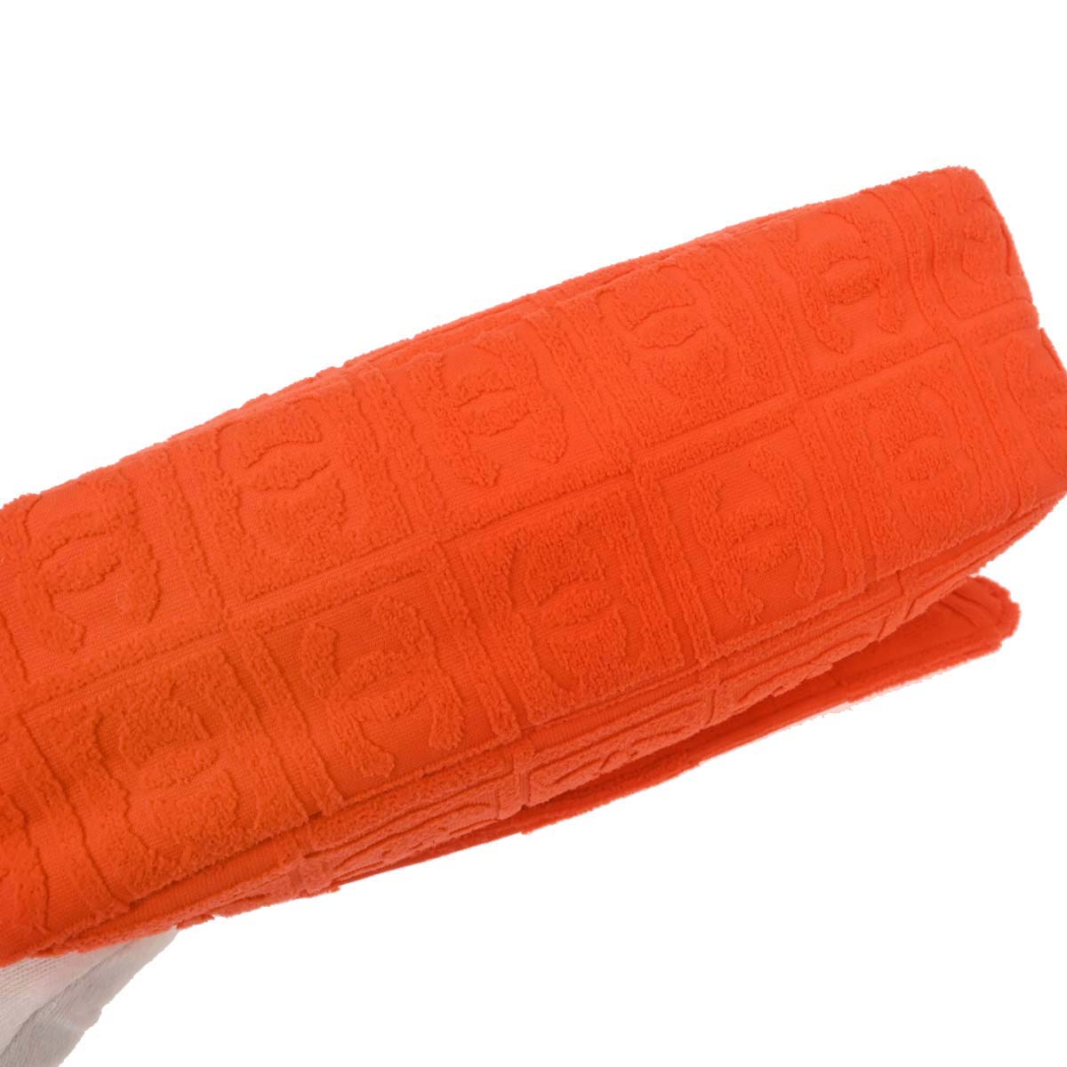 Chanel Orange Cotton Sport Line Handbag