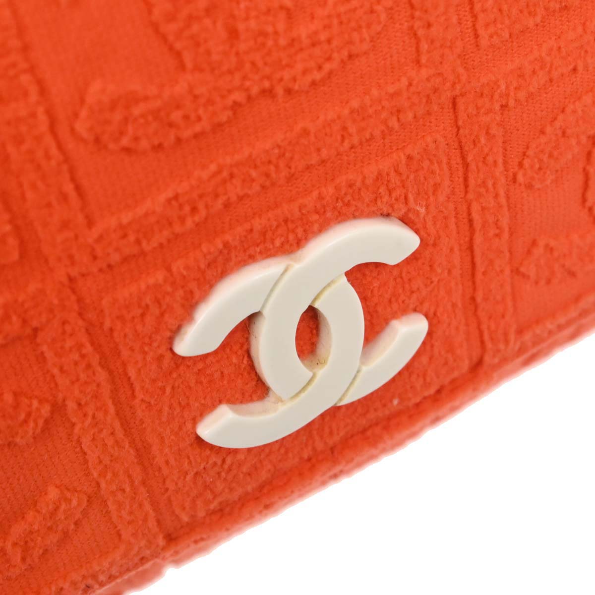 Chanel Orange Cotton Sport Line Handbag