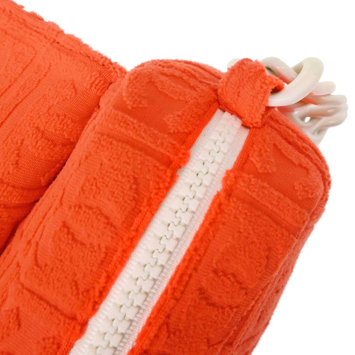 Chanel Orange Cotton Sport Line Handbag