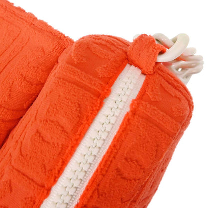 Chanel Orange Cotton Sport Line Handbag