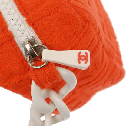 Chanel Orange Cotton Sport Line Handbag