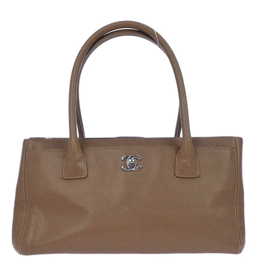 Chanel 2012-2013 Brown Calfskin Executive Cerf Tote Bag