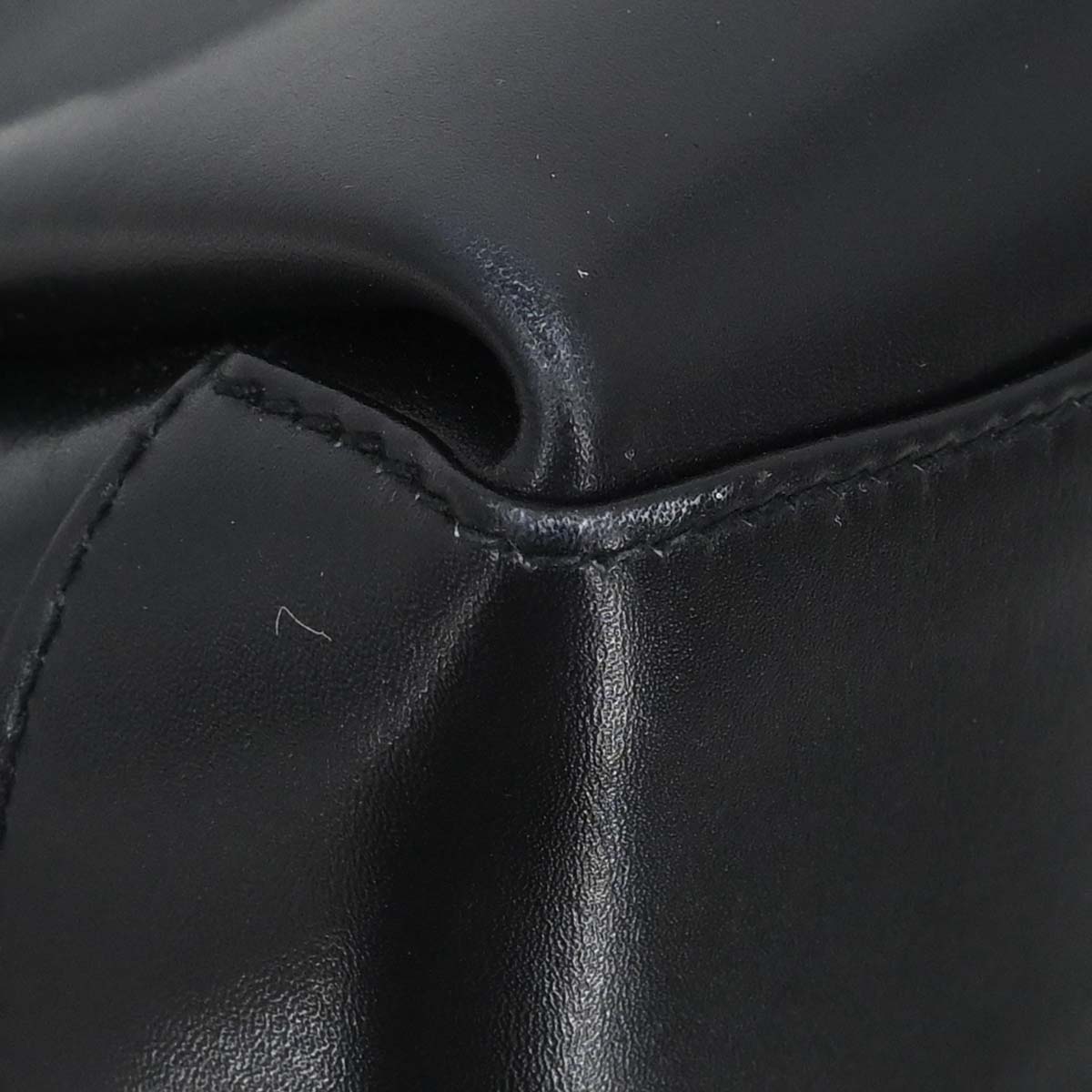 Gucci Black Bamboo Handbag