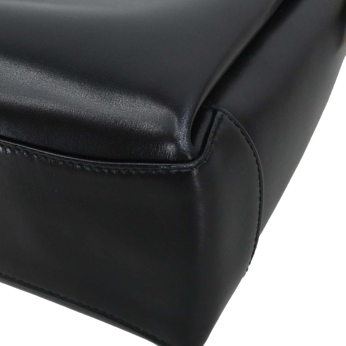 Gucci Black Bamboo Handbag