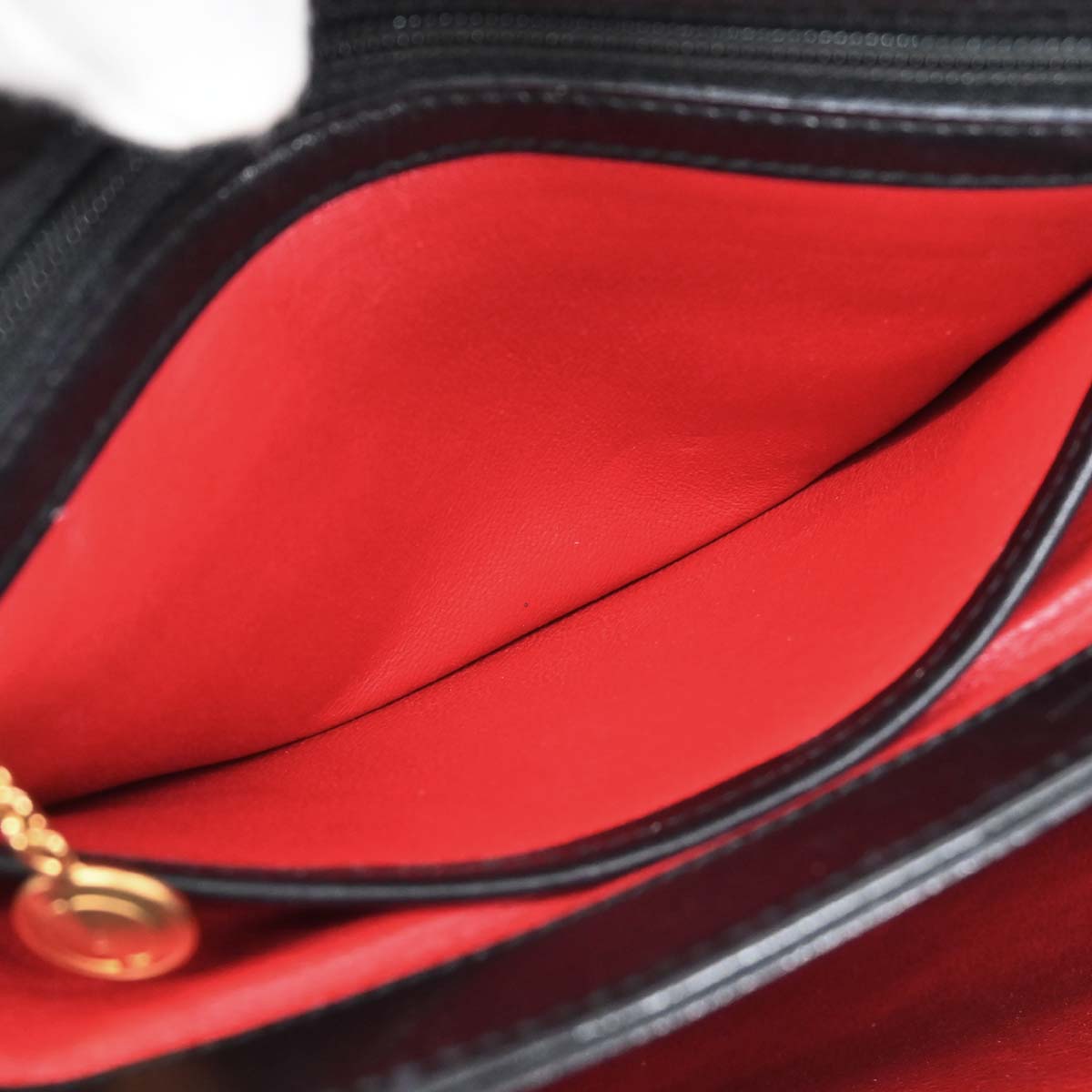 Gucci Black Bamboo Handbag