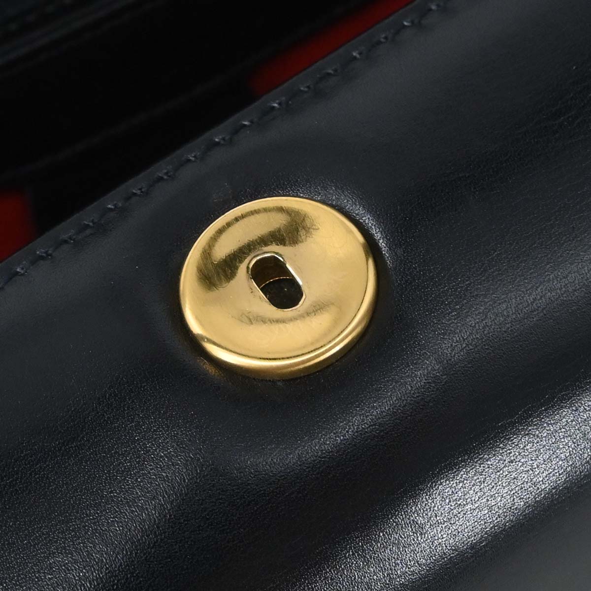 Gucci Black Bamboo Handbag