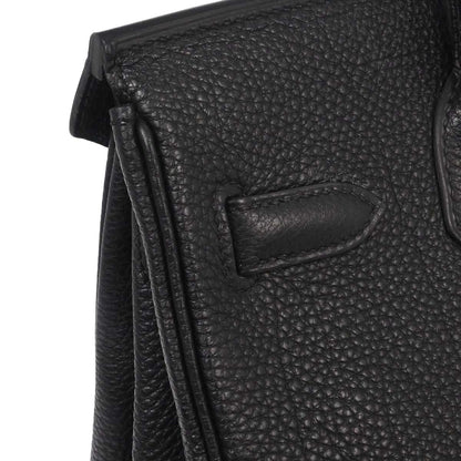 Hermes Black Togo Birkin 30 Handbag