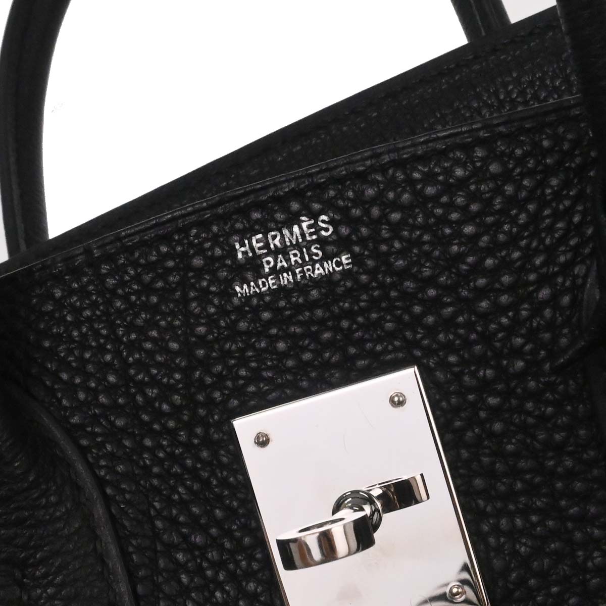 Hermes Black Togo Birkin 30 Handbag