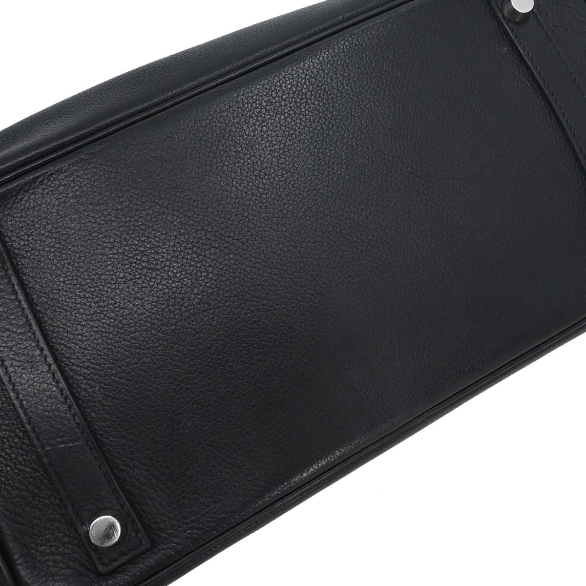 Hermes Black Evergrain Birkin 30 Handbag