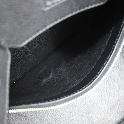 Hermes Black Evergrain Birkin 30 Handbag