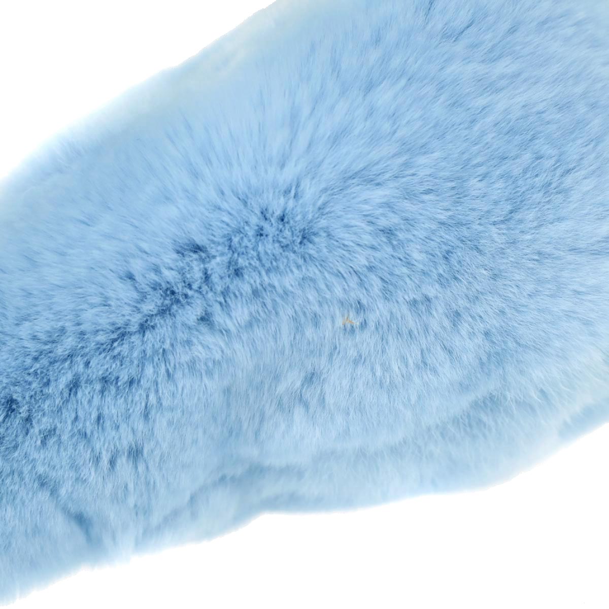 Chanel Blue Lapin Fur Handbag