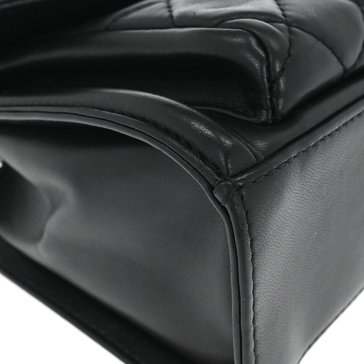 Chanel Black Lambskin Geometric Flap Shoulder Bag