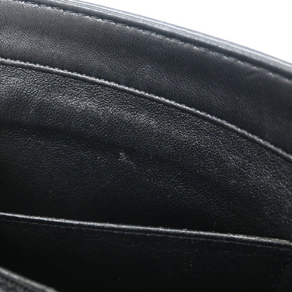 Chanel Black Lambskin Geometric Flap Shoulder Bag