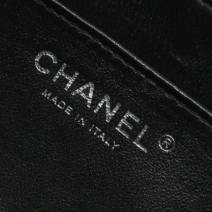 Chanel Black Lambskin Geometric Flap Shoulder Bag