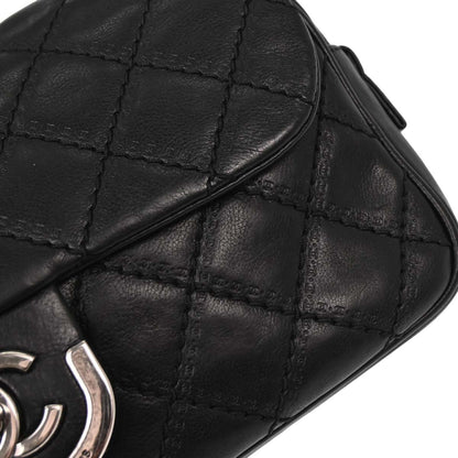 Chanel Black Calfskin Coco Sporran Shoulder Bag