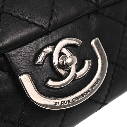 Chanel Black Calfskin Coco Sporran Shoulder Bag