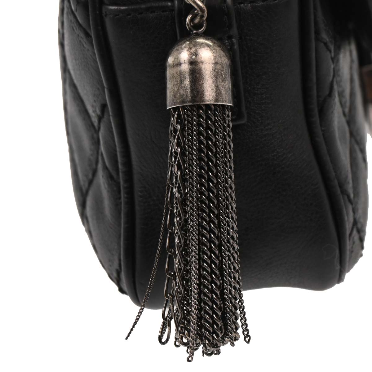Chanel Black Calfskin Coco Sporran Shoulder Bag