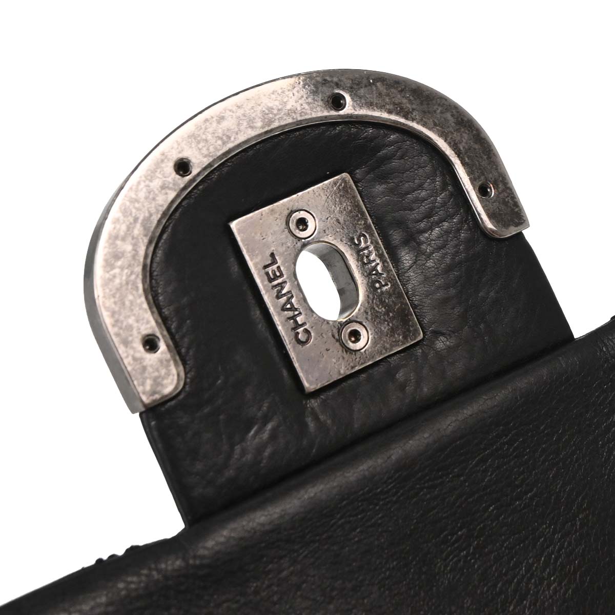 Chanel Black Calfskin Coco Sporran Shoulder Bag