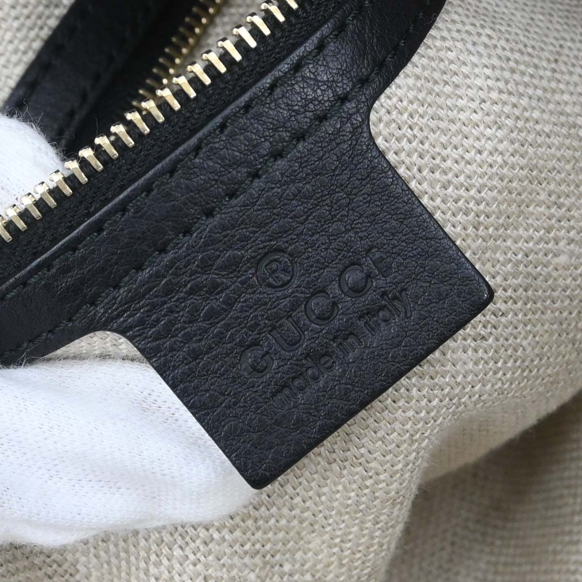 Gucci Black Marrakech Tote Bag