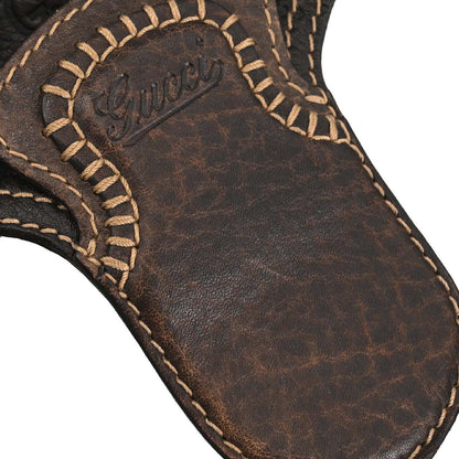 Gucci Dark Brown Guccissima Pelham Horsebit Handbag