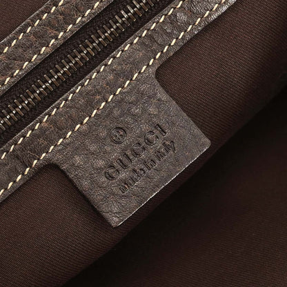 Gucci Dark Brown Guccissima Pelham Horsebit Handbag