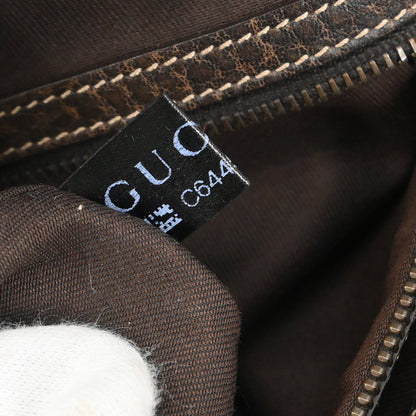 Gucci Dark Brown Guccissima Pelham Horsebit Handbag