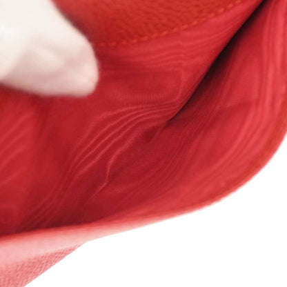 Chanel 1997-1999 Red Caviar Skin Trifold Wallet