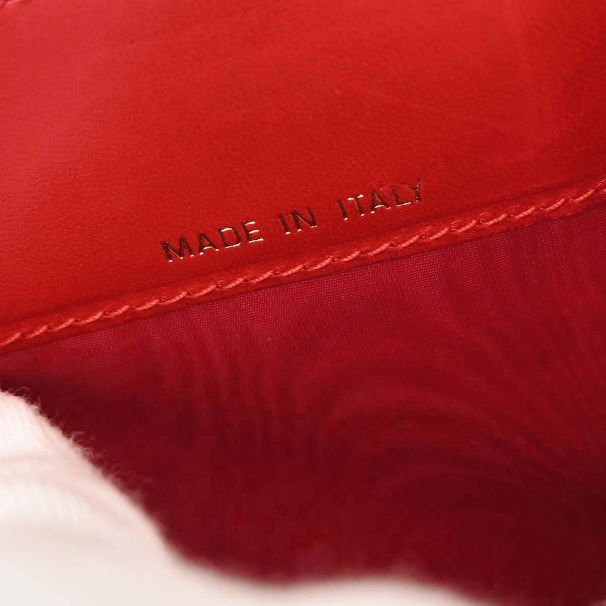 Chanel 1997-1999 Red Caviar Skin Trifold Wallet