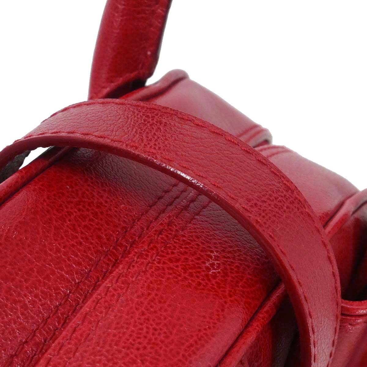 Christian Dior Red Double Saddle Handbag