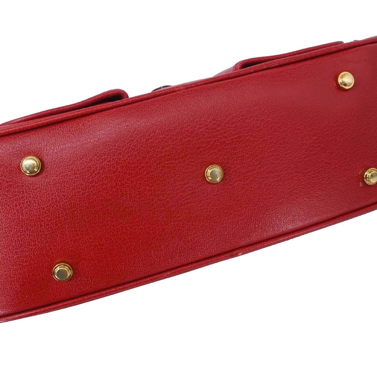 Christian Dior Red Double Saddle Handbag