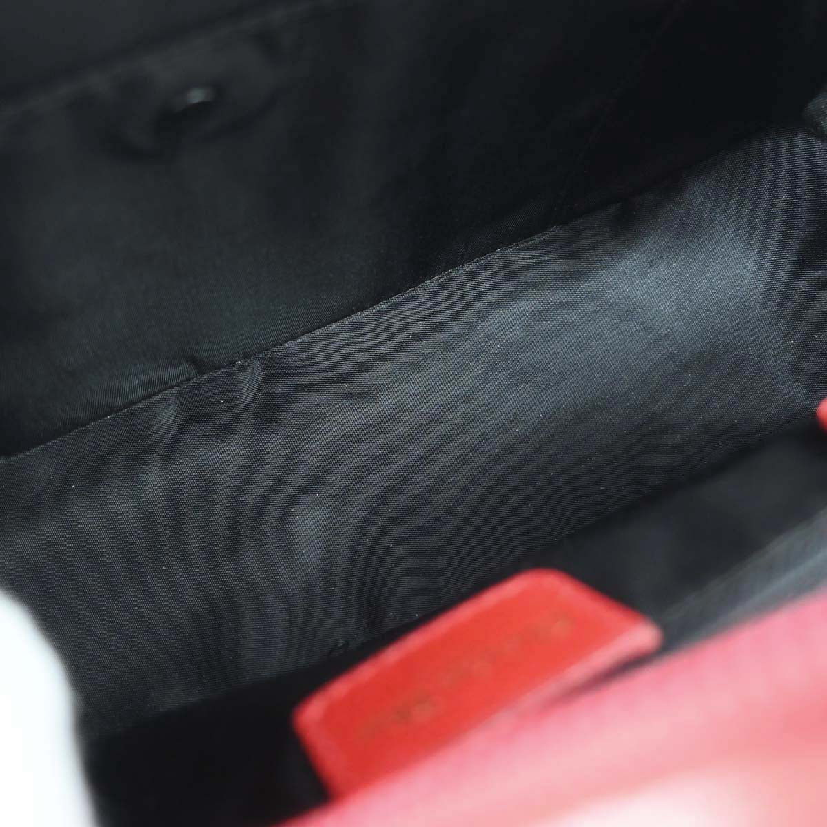 Christian Dior Red Double Saddle Handbag