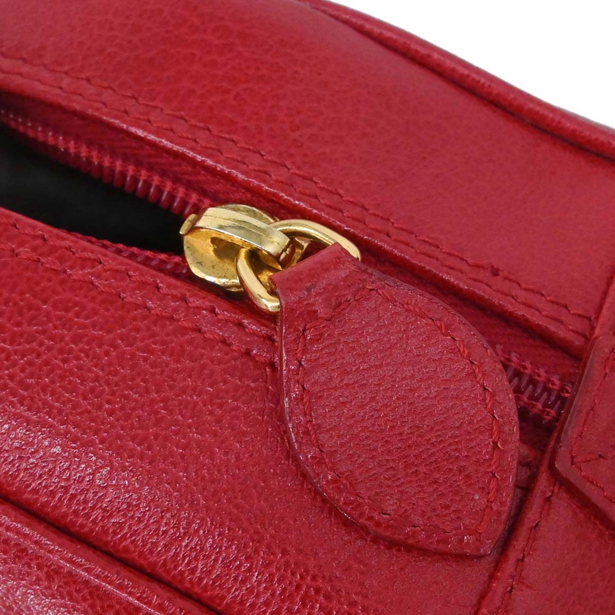 Christian Dior Red Double Saddle Handbag