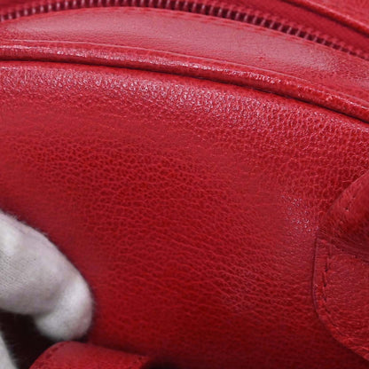 Christian Dior Red Double Saddle Handbag