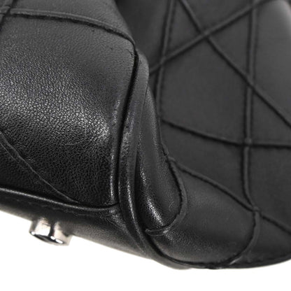 Christian Dior Black Leather Granville 2way Shoulder Handbag
