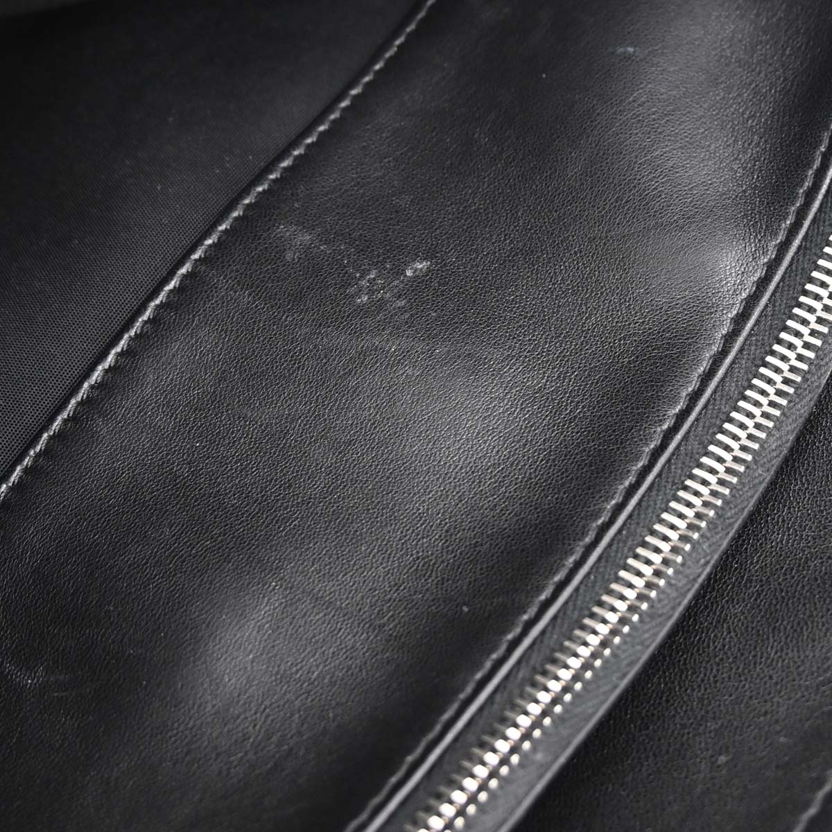 Christian Dior Black Leather Granville 2way Shoulder Handbag