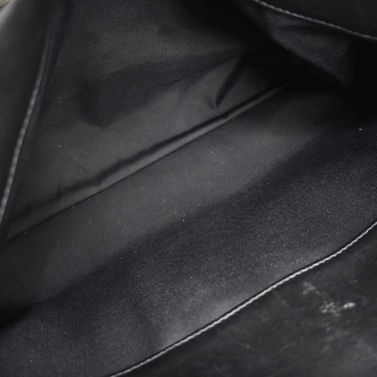 Christian Dior Black Leather Granville 2way Shoulder Handbag