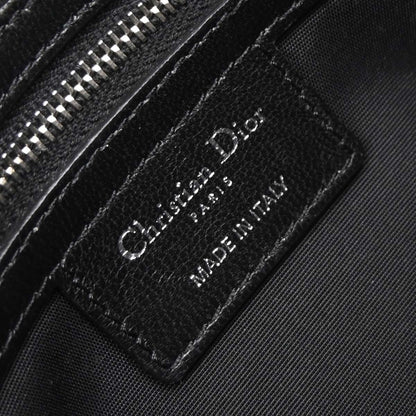 Christian Dior Black Leather Granville 2way Shoulder Handbag