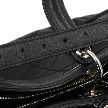 Christian Dior Black Leather Granville 2way Shoulder Handbag