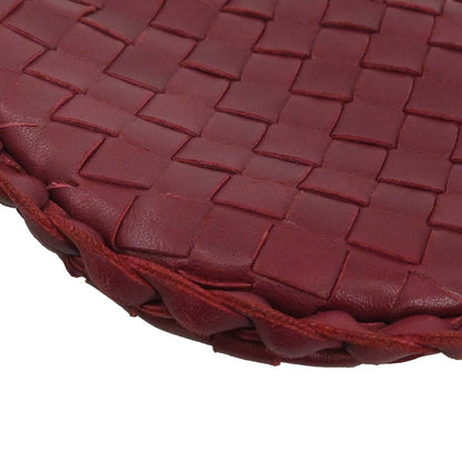 Bottega Veneta Bordeaux Lambskin Intrecciato Hobo Handbag