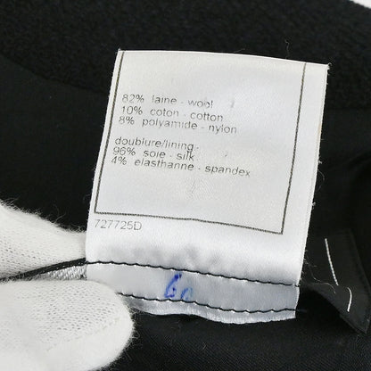 Chanel 2005 Black Emblem Double Breasted Coat #38
