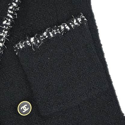Chanel 1994 Double Breasted Jacket Black #38
