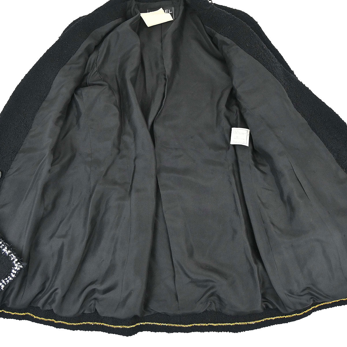 Chanel 1994 Double Breasted Jacket Black #38